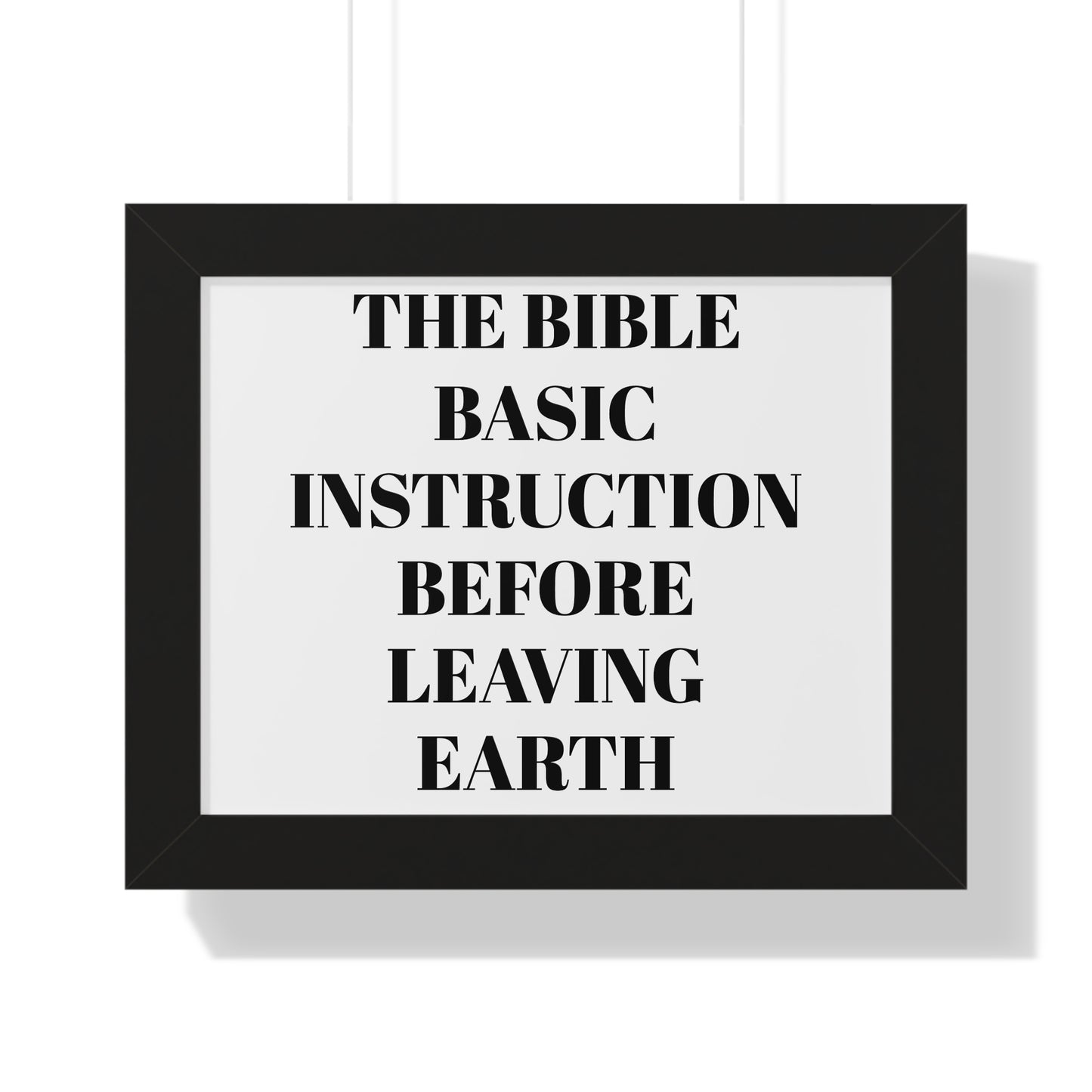 The Bible Framed Horizontal Poster