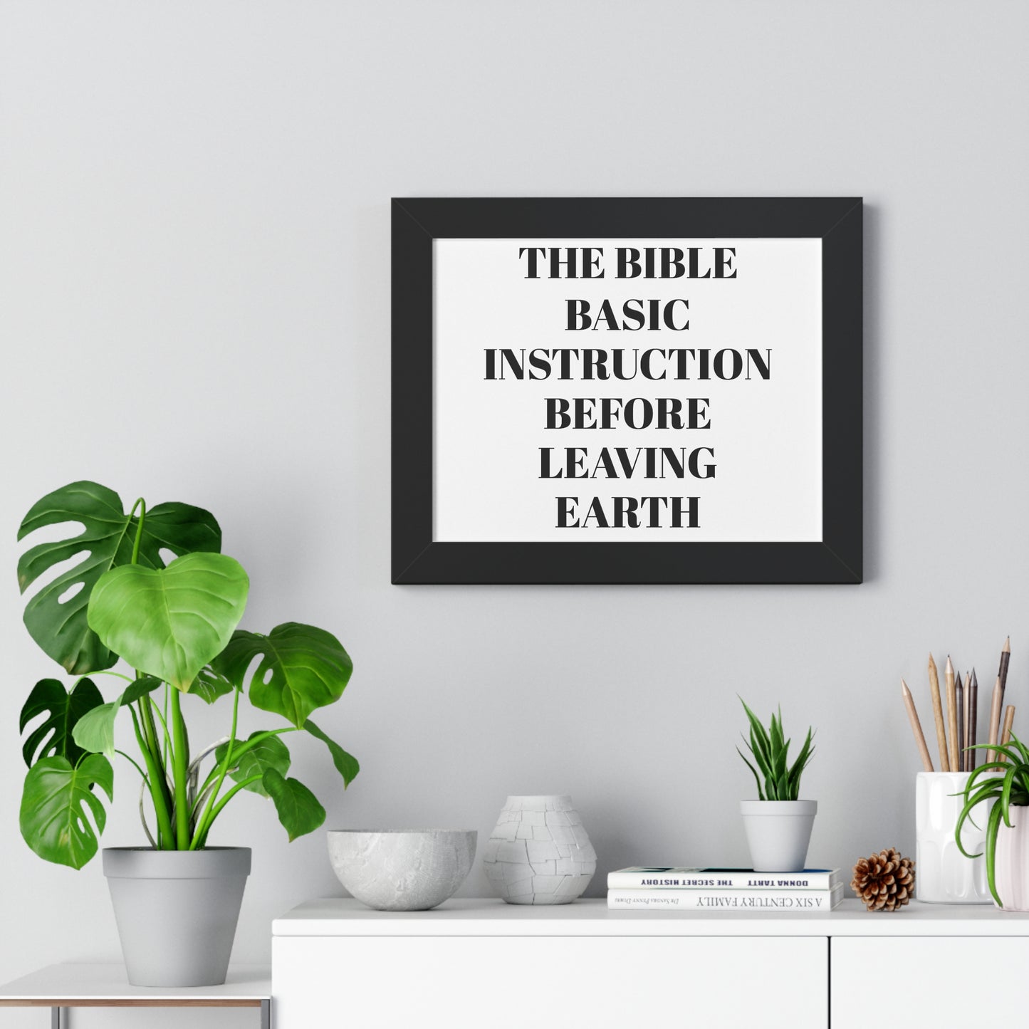 The Bible Framed Horizontal Poster