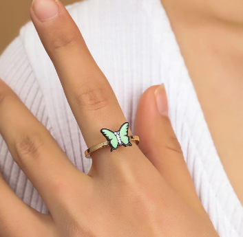 Title: Fidget Spinner Rotatable Ring For Women