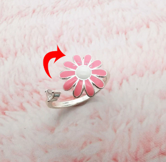 Title: Fidget Spinner Rotatable Ring For Women